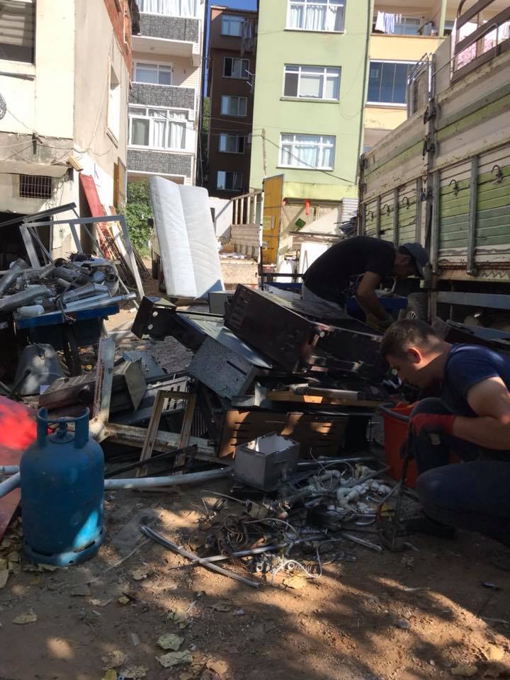 Sarı Hurda Alımı yerinde tartım